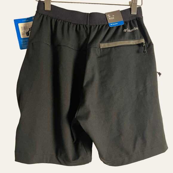 Columbia Men’s Black Tech Trail Running Athletic Shorts Size Small - Picture 7 of 9